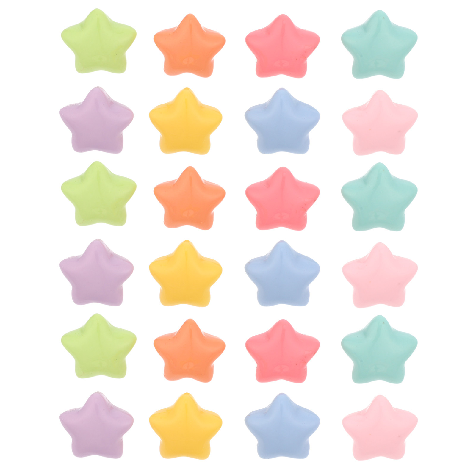 Star Map Poster - 30Pcs Star Thumb Tacks Resin Flat