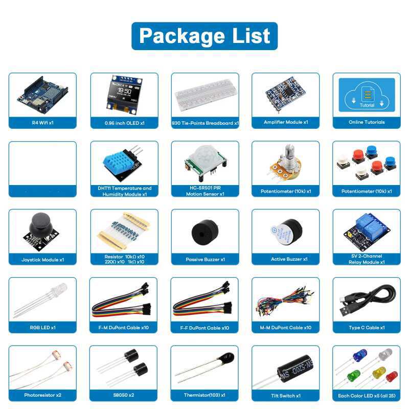 UNO R4 WiFi Compatible Develop - Science Project Kit review and price