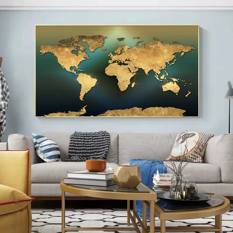 Modern Minimalist World Map Ar - Star Map Poster review and price
